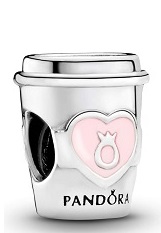 cute coffee sterling silver Pandora charm